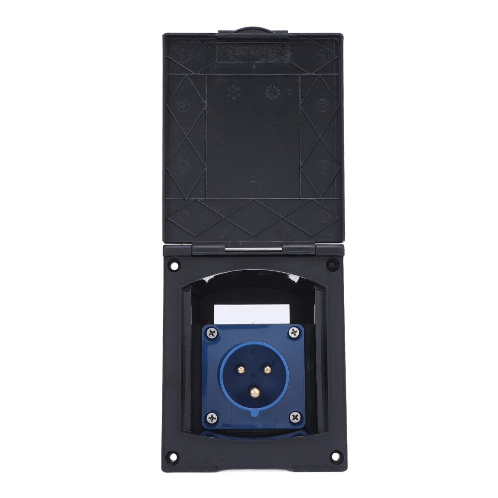 Rv Power Inlet Plug 16A Water Resistant 3 Prong Inlet Box For Marine Vehicles 8401358901827