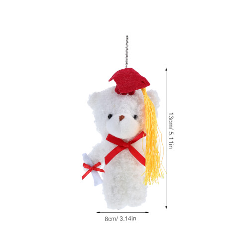 Cute Wit Afstudeer Beer Voor Feest Decoraties 2