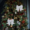 2Pcs Silver Pearl Cotton Christmas Bow Ornaments Reusable Tree Decor 4