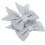 2Pcs Silver Pearl Cotton Christmas Bow Ornaments Reusable Tree Decor 9