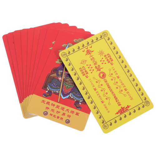 30 Pcs Kinesisk Kort Feng Shui För Skydd Slangeårets