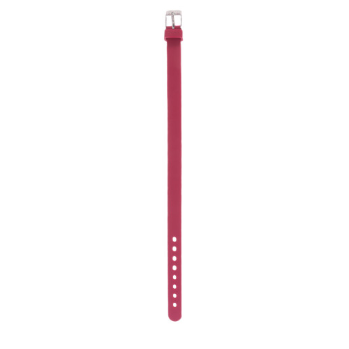 Enfärgat Silikonarmband För Barn (Mörkrött)