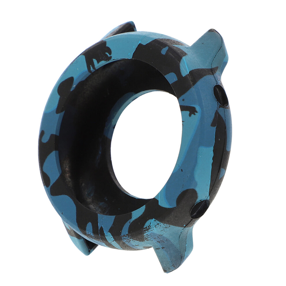 1Pc Silicone Anti-Scratch Watch Shell Protective Case Cover Blue 3451386405540