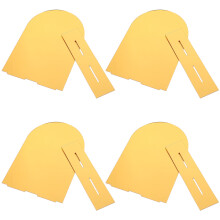 4Pcs Reusable Golden Acrylic Table Numbers Signs for Party Events