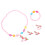 1 Set Einhorn Schmuck Halskette Ring Armband Ohrringe 1