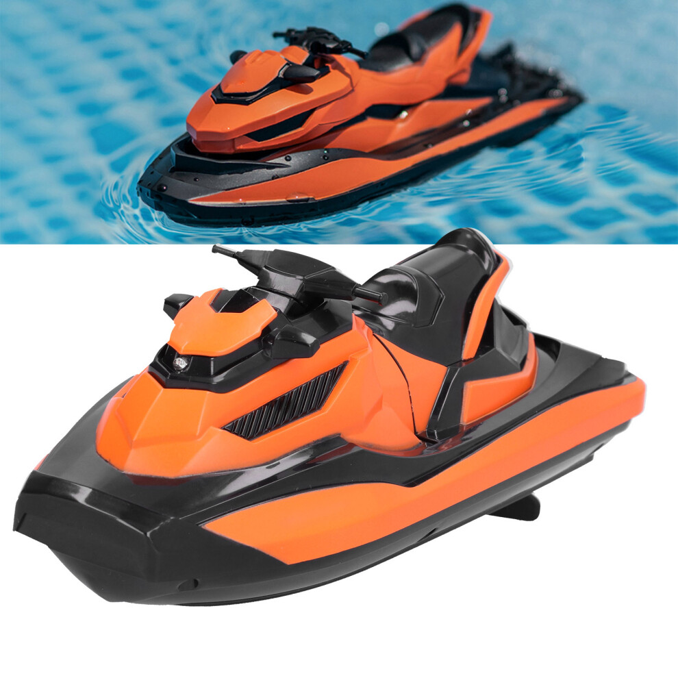 T16b 2.4G Rc Speedboat 1/47 12-15Km/H, 22.5X9x9cm Orange