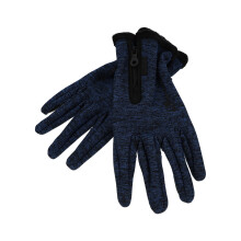 1Paar Winddichte Winterhandschoenen Donkerblauw Warm En Fluffy