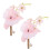 2 Falska Blommor Corsage Brudkavaljer Bröllopsknapphål 3