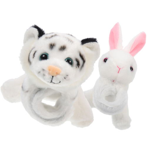 4 Stycken Tämjda Slap Armband av Plush 1
