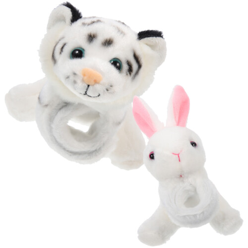 4 Stycken Tämjda Slap Armband av Plush 2