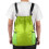 Waterproof Fluorescent Green Polyester Drawstring Travel Bag 41x34x13cm 6
