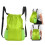 Waterproof Fluorescent Green Polyester Drawstring Travel Bag 41x34x13cm 15