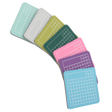 7Pcs Colorful Handmade Carving Cutting Pads 6x6cm Self-Healing