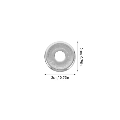2 Paquetes De Tornillos Para Matrícula De Inoxidable Con Tuercas 1