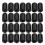 50 Runde Gewindeschutzkappen 7,0 Mm Schwarz 1
