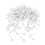 500Pcs Brancas Alfinetes Decorativos Aço Para Escritório 11