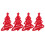 4Pcs Christmas Utensil Holder Felt Silverware Sleeves 6