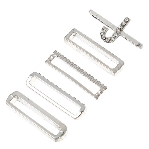 5Pcs -Legeringscharms För Väsarmband 38 Mm