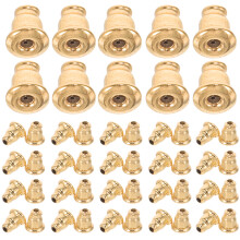 100Pcs Metall Örhängsel Bakdelar Diy Örhängselbaser
