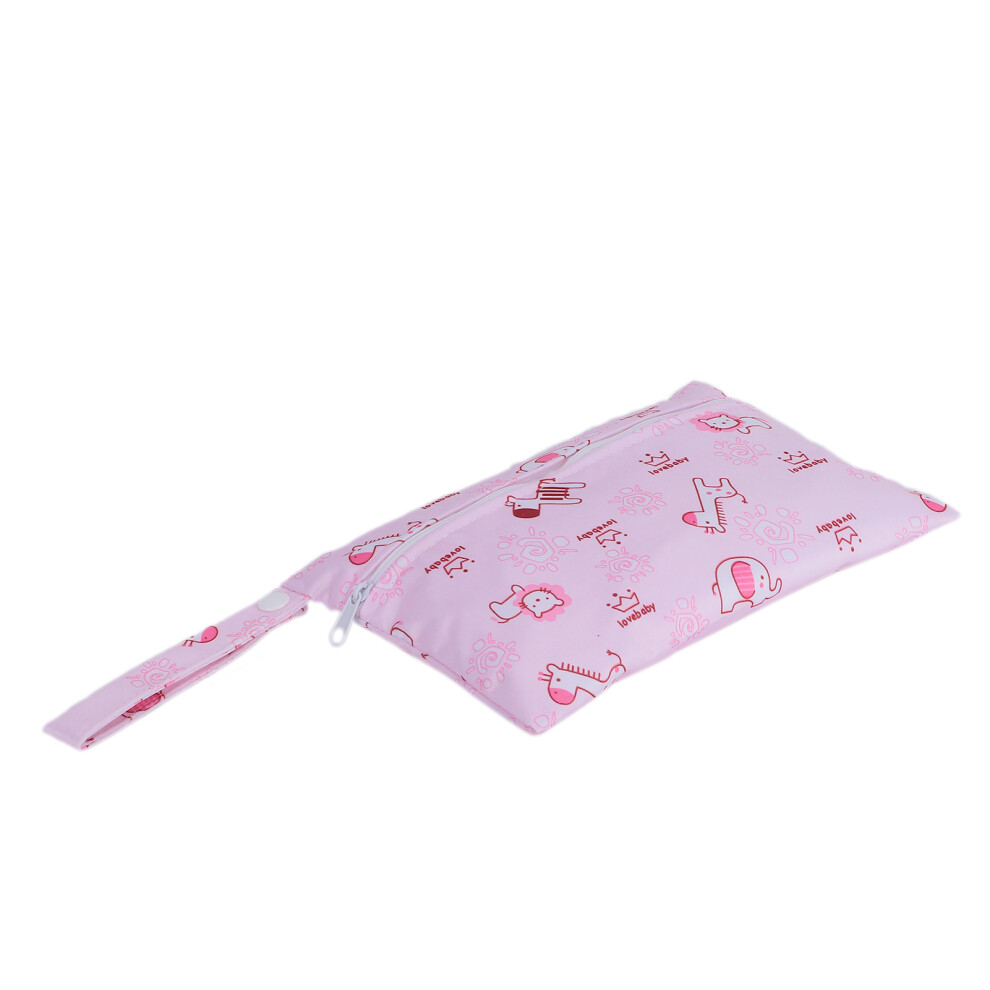 Kid-Friendly Diaper Storage Pouch Cartoon Animal Pattern Travel Nappy Bag #29-image-OPC-PMST7T9-NEW