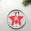 8St Kerstscharen Set Met Doek Rood 10