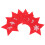 8St Kerstscharen Set Met Doek Rood 4