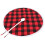 Reusable Thick Polyester Xmas Tree Skirt Rustic Plaid Tree Dress 9