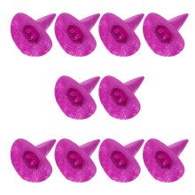 10Pcs Felt Mini Witch Hats Purple Halloween Bottle Toppers Wine Decor
