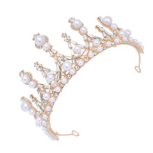 1Stk Diadem Barockstil Perlen Legierung Hochzeit Haarschmuck