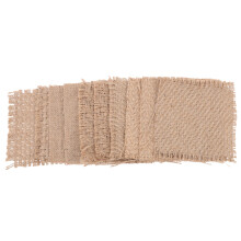 10Pcs Coffee Linen Cup Pads Anti-Skid Candle Cup Cushion Table Coaster