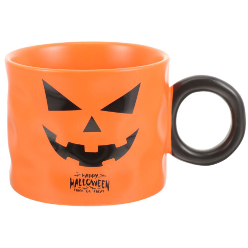 Pumpkin Mug With Handle For Halloween Decor 2