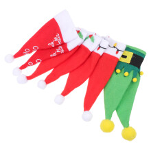 8St Tafeldecoratie Tafelzakjes Kerststof Assorti Kleur