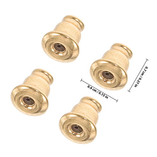 100Pcs Metall Örhängeskjutare Bakdelar Diy 1