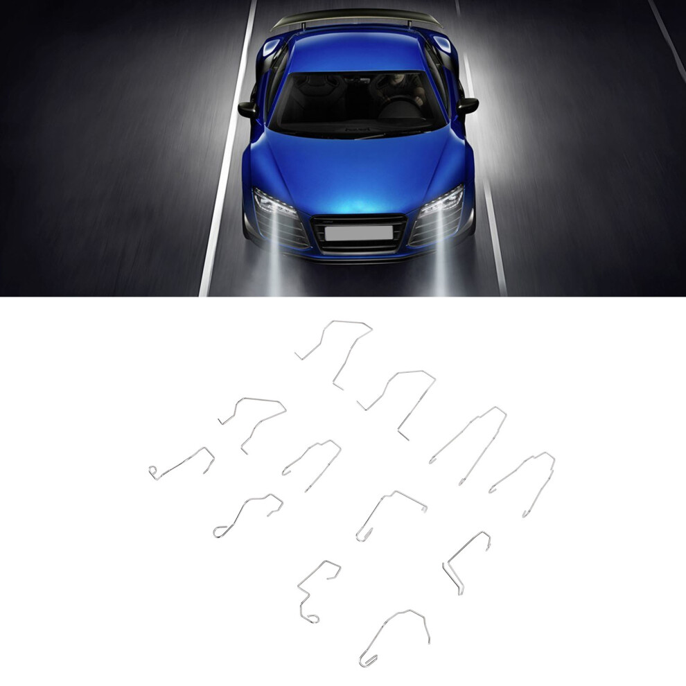 Headlight Bulb Retainer Clips 12Pcs Universal Auto Spring Clips For H1 H3 H4 H7 7611358909063