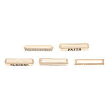 5Pcs Ring Dekorativt Charm Mässing Ring