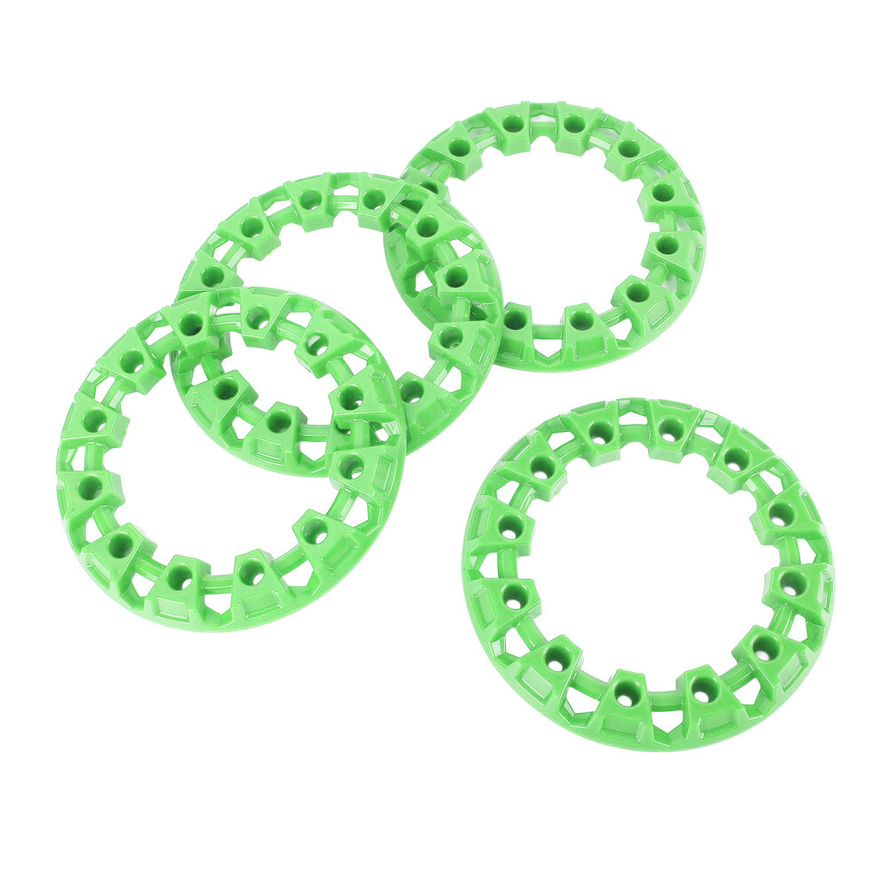4Pcs 6 Inch Atv Wheel Hub Trim Protectors Universal Rim Guards Green 8471358909468