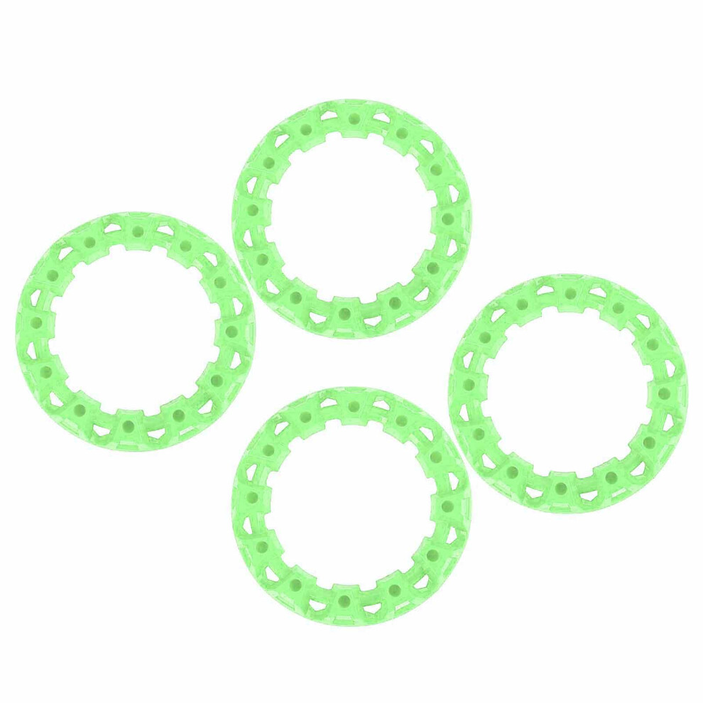 4Pcs 10 Inch Atv Wheel Hub Trim Plastic Scratch Proof For Go Kart Green 4351358909443