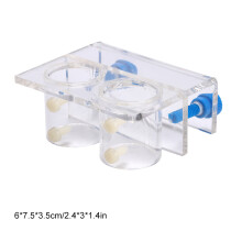 Acryl Aquarium Wasserrohr Weiche Rohr Doppelbohrung Fischtankzubehör 2,0 m