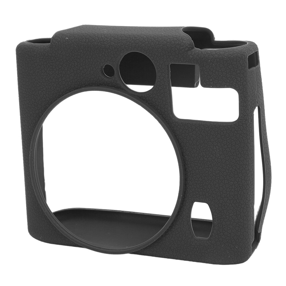 Drop Proof Protective Silicone Cover For Instant Camera Scratch Resistant Black 8441358914151