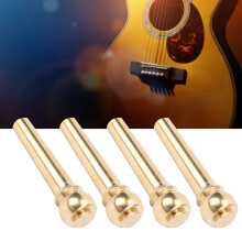 6 pezzi di perni del ponte in rame, 2,8 x 0,8 cm, chitarra acustica