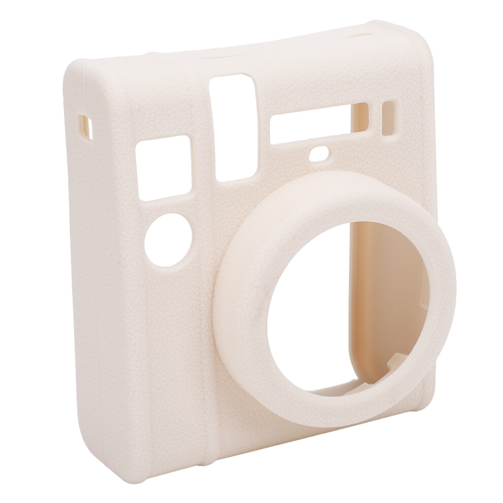 Silicone Protective Case For Instant Cameras Easy Film Change Beige 9341358914528