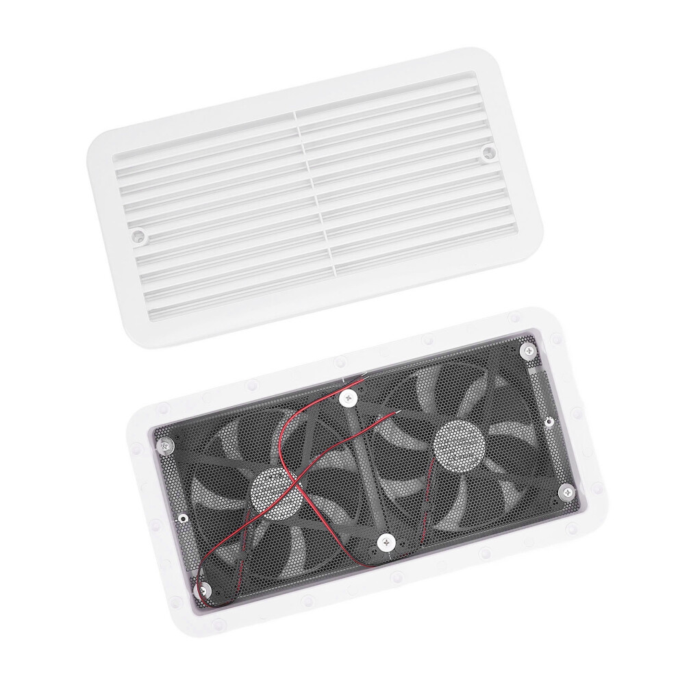 Rv Side Vent Fan 24V 5W Single Way Side Air Outlet Ventilation Exhaust Fan 4631358914426