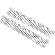 2Stk. Haarfinish-Fixer: U-Form Und Dehnbare Haarnadeln