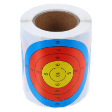 1 Rolle Leuchtende Klebende Zielscheiben Für Schießtraining 76mm