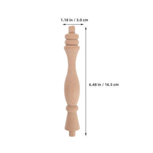 Trapleuning Balusters 6,48x1,18 Inch Ongeverfd Romeins Kolom 2