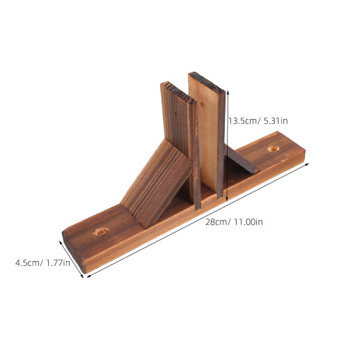 Soporte Base Para Valla Madera, Accesorio , Color Marrón 2