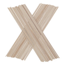 50Stk Quadratische Holzstäbe 300X3Mm Für Bastelarbeiten Und Modellbau