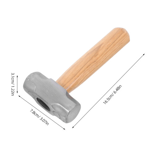 Mini Martillo Herramienta: Octogonal Y Mango De Madera 1