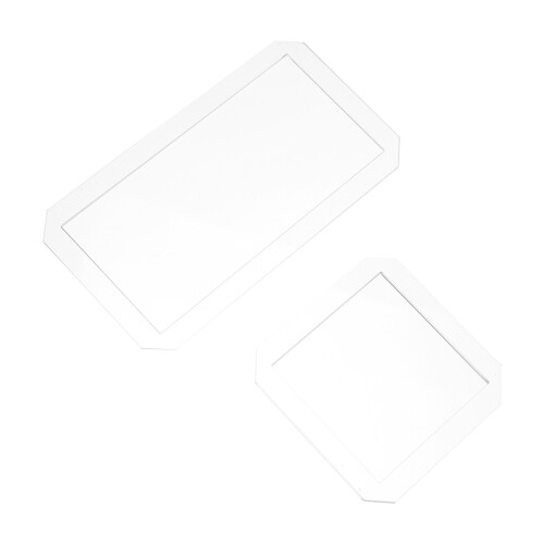 4 Pièces Gabarits Piquage Rectangulaires Pour Patchwork Diy