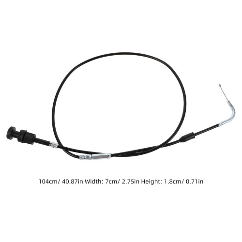 Choke Kabel Push-Pull Zwart Weerbestendig Staal 2